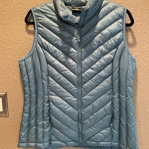 Women's Blue Quilted Vest